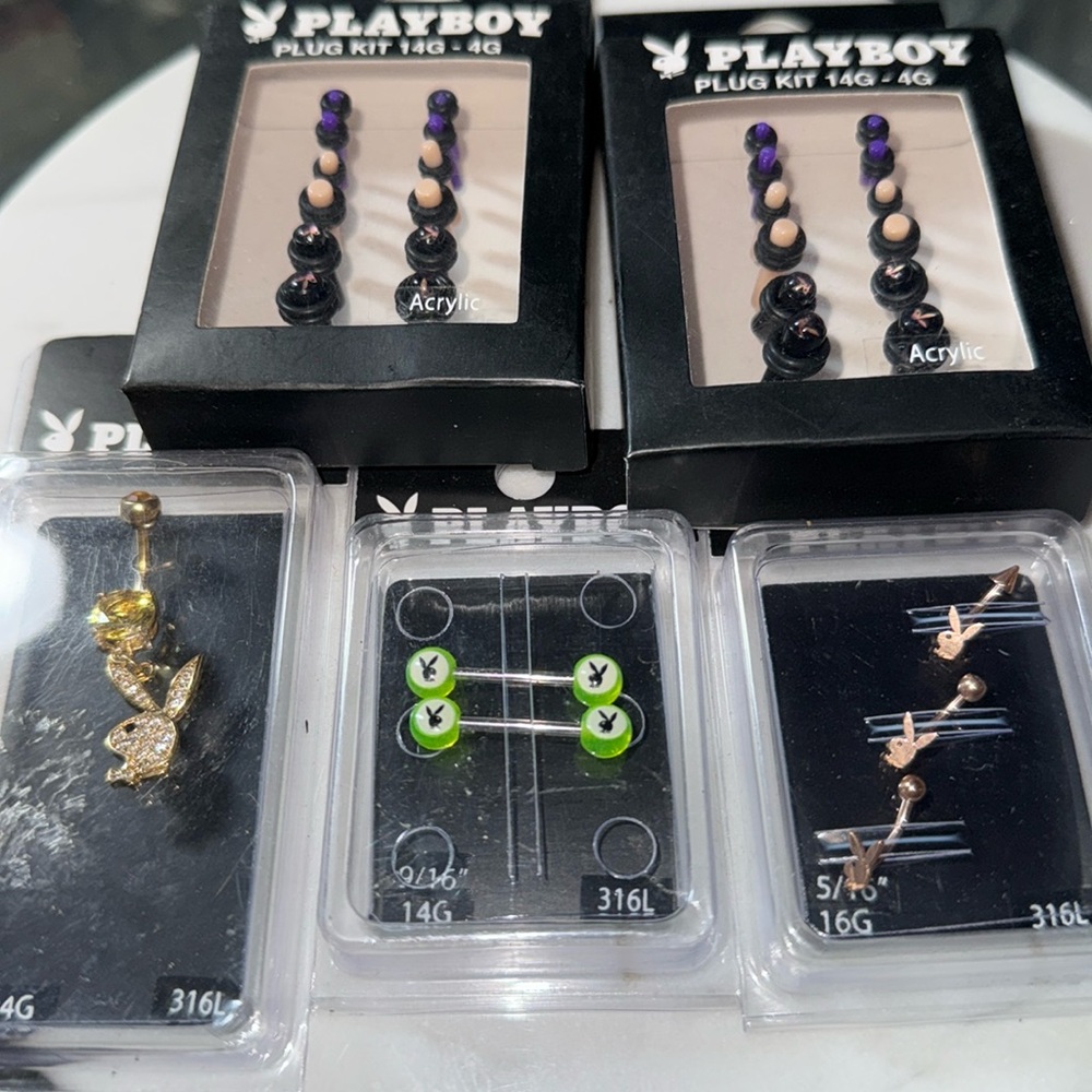 Playboy Body Jewelry Lot